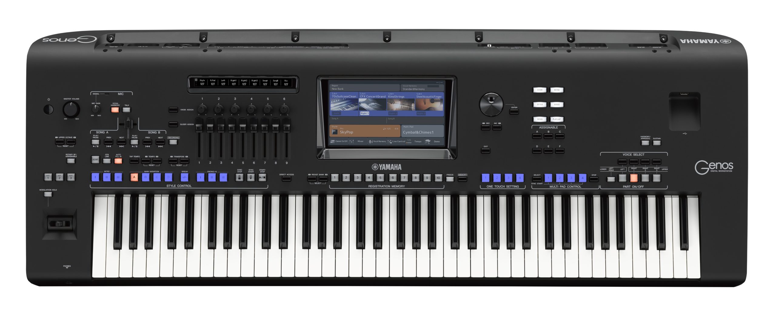 Yamaha Genos V2.0 76 Key Digital Workstation Keyboard 6 Yamaha Genos V2.0 76 Key Digital Workstation Keyboard - Image 4