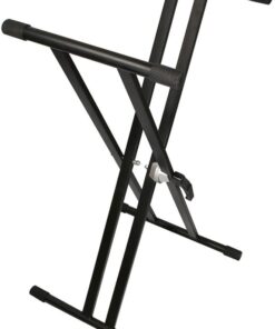 TGI Double Braced Keyboard Stand Black (TGKS2)