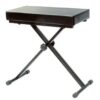 Image for TGI Keyboard Heavy Duty Height Adjustable Bench Black (TGKB2)