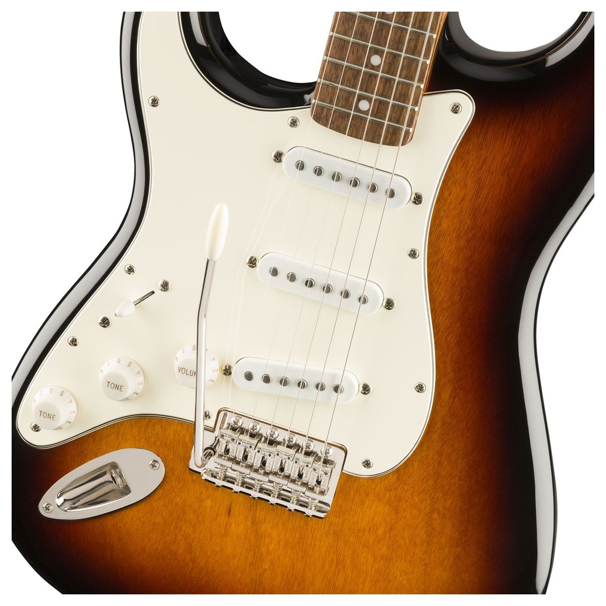 Fender Squier Classic Vibe '60s Stratocaster Electric Guitar Left Handed LRL 3 Tone Sunburst 4 Fender Squier Classic Vibe '60s Stratocaster Electric Guitar Left Handed LRL 3 Tone Sunburst - Image 2