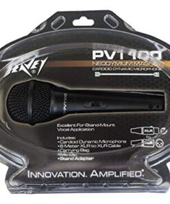 Peavey PVi 100 Dynamic Microphone XLR-XLR Cable Pack