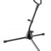 K&M Single Saxophone Stand Alto/Tenor Black 2 Image for K&M Single Saxophone Stand Alto/Tenor Black