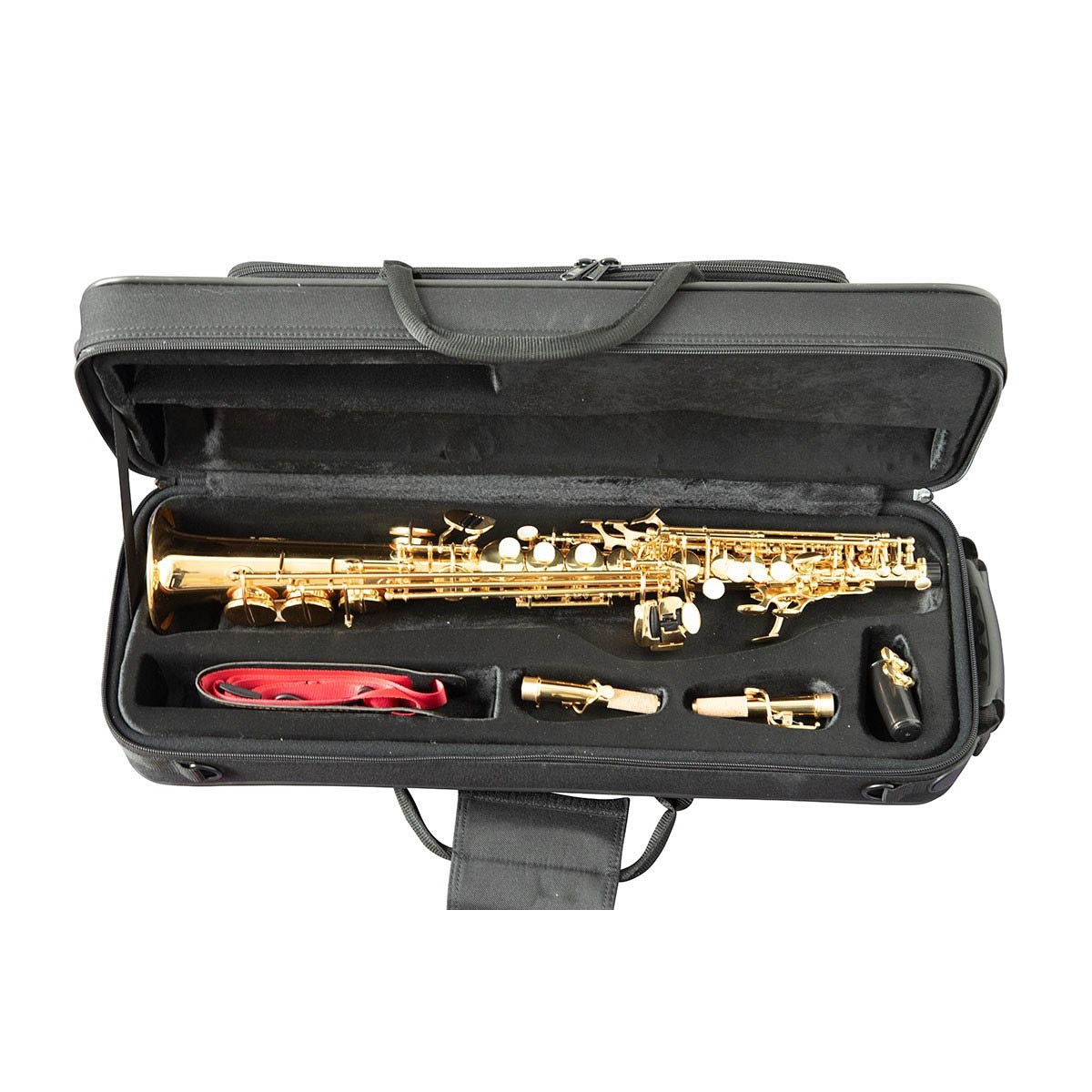 Trevor James 'The Horn' Soprano Sax Outfit Gold Lacquer 4 Trevor James 3630G 3
