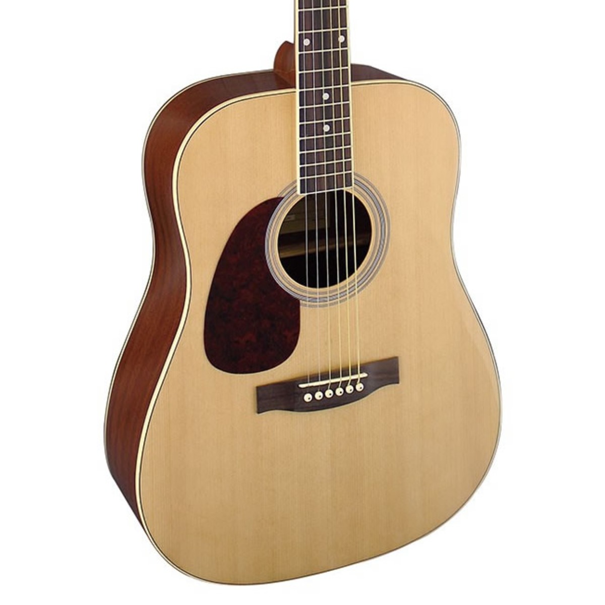 Brunswick BDL200 Dreadnought Acoustic Guitar Natural Left Handed 4 Brunswick BDL200 Dreadnought Acoustic Guitar Natural Left Handed - Image 2