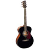 Brunswick BF200 Grand Auditorium Acoustic Guitar Gloss Black 2 Image for Brunswick BF200 Grand Auditorium Acoustic Guitar Gloss Black