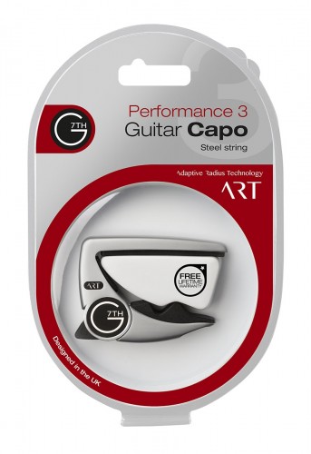 G7th Performance 3 Guitar Capo Silver 5 G7th Performance 3 Guitar Capo Silver - Image 3