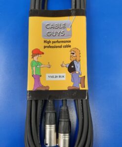 Cable Guys XLR-XLR Balanced Microphone Cable 6m/20ft Black