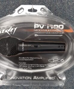 Peavey PVi 100 Dynamic Microphone XLR-6.3mm (1/4") Jack Cable Pack