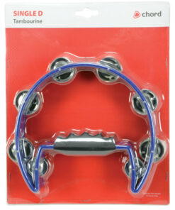 Chord Single D-Shape Tambourine Blue