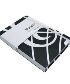 Sonata A6 Pocket Address Book Black