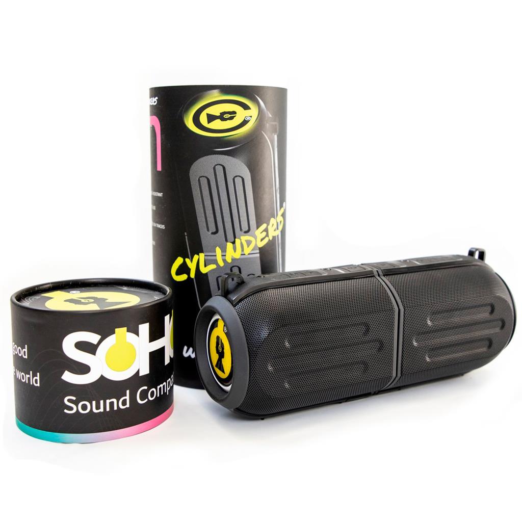 Soho Cylinder Bluetooth Stereo Speaker 3 Soho Cylinder Bluetooth Stereo Speaker