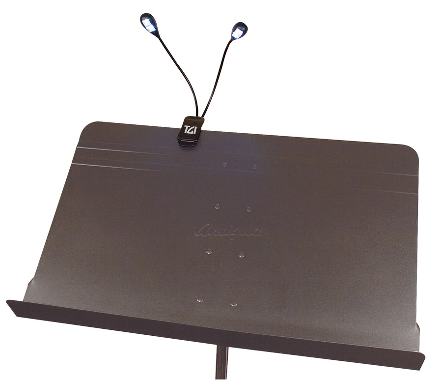 TGI TGMSL2 Gooseneck Music Stand Clip-On Dual Light (4 LED) 4 TGI TGMSL2 Gooseneck Music Stand Clip-On Dual Light (4 LED) - Image 2