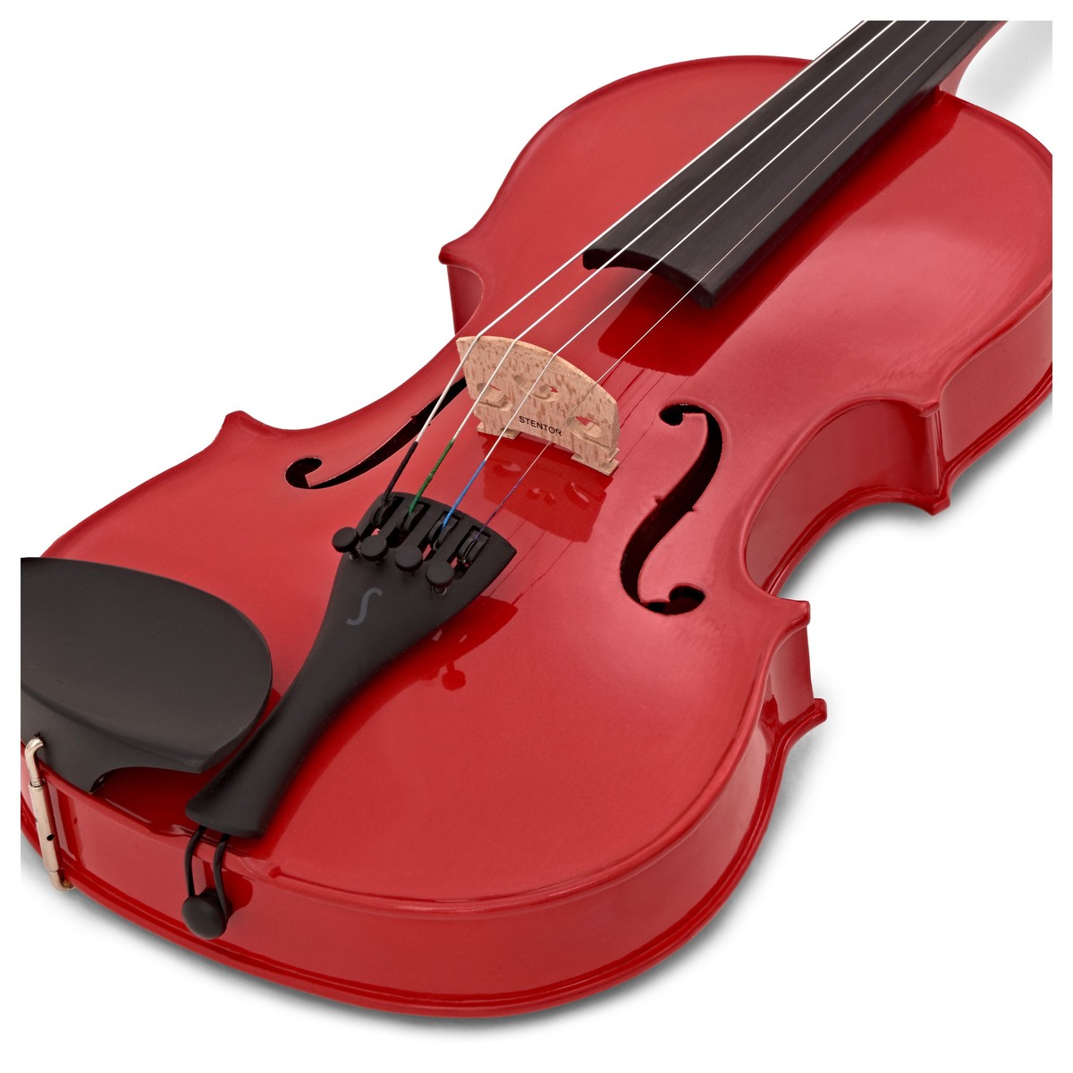 Stentor Harlequin 4/4 Violin Outfit Cherry Red 5 Stentor Harlequin 4/4 Violin Outfit Cherry Red - Image 3
