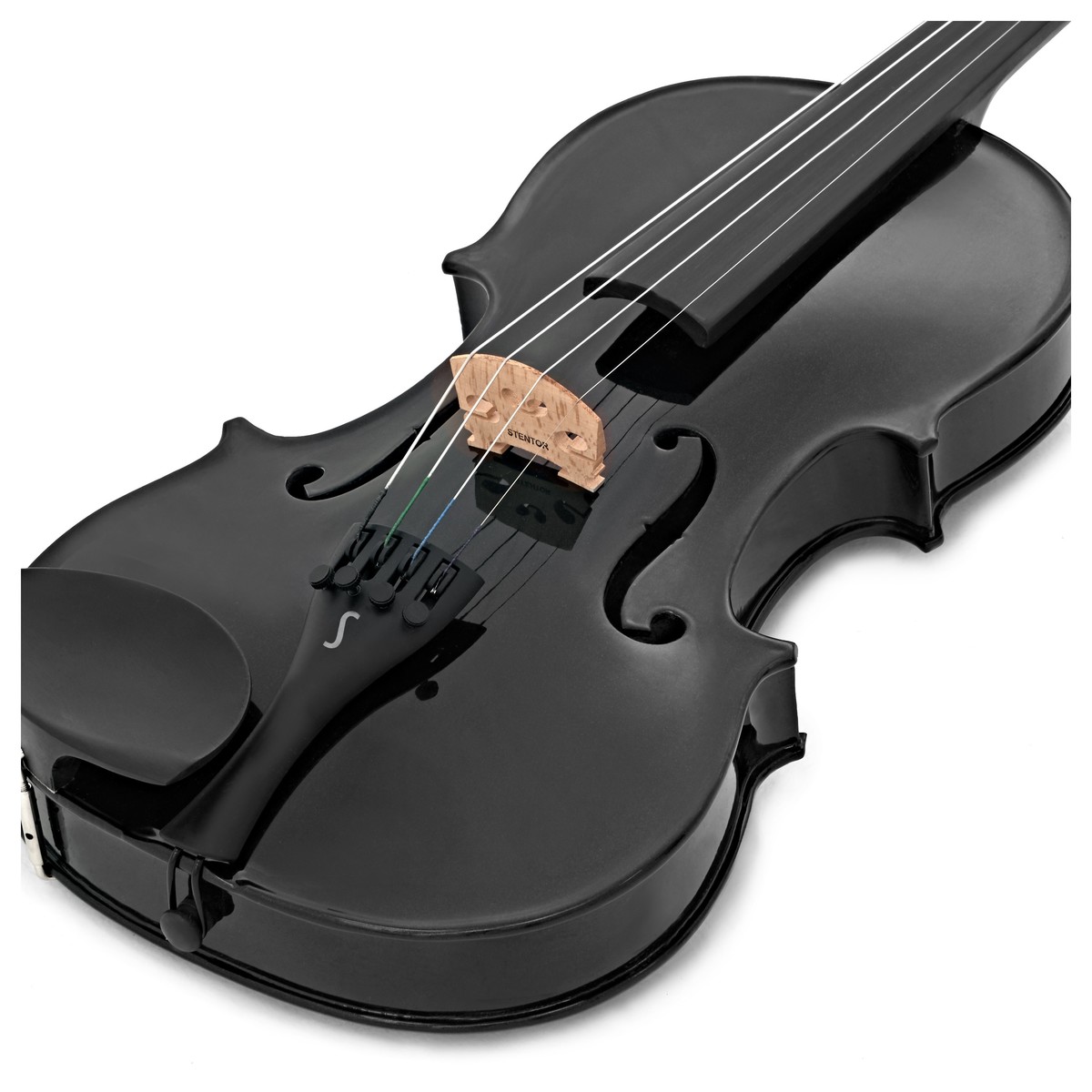 Stentor Harlequin 4/4 Violin Outfit Black 5 Stentor Harlequin 4/4 Violin Outfit Black - Image 3