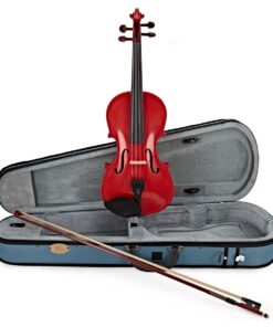 Stentor Harlequin 4/4 Violin Outfit Cherry Red