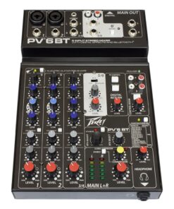 Alternative view of Peavey PV6 BT Mixer With Bluetooth