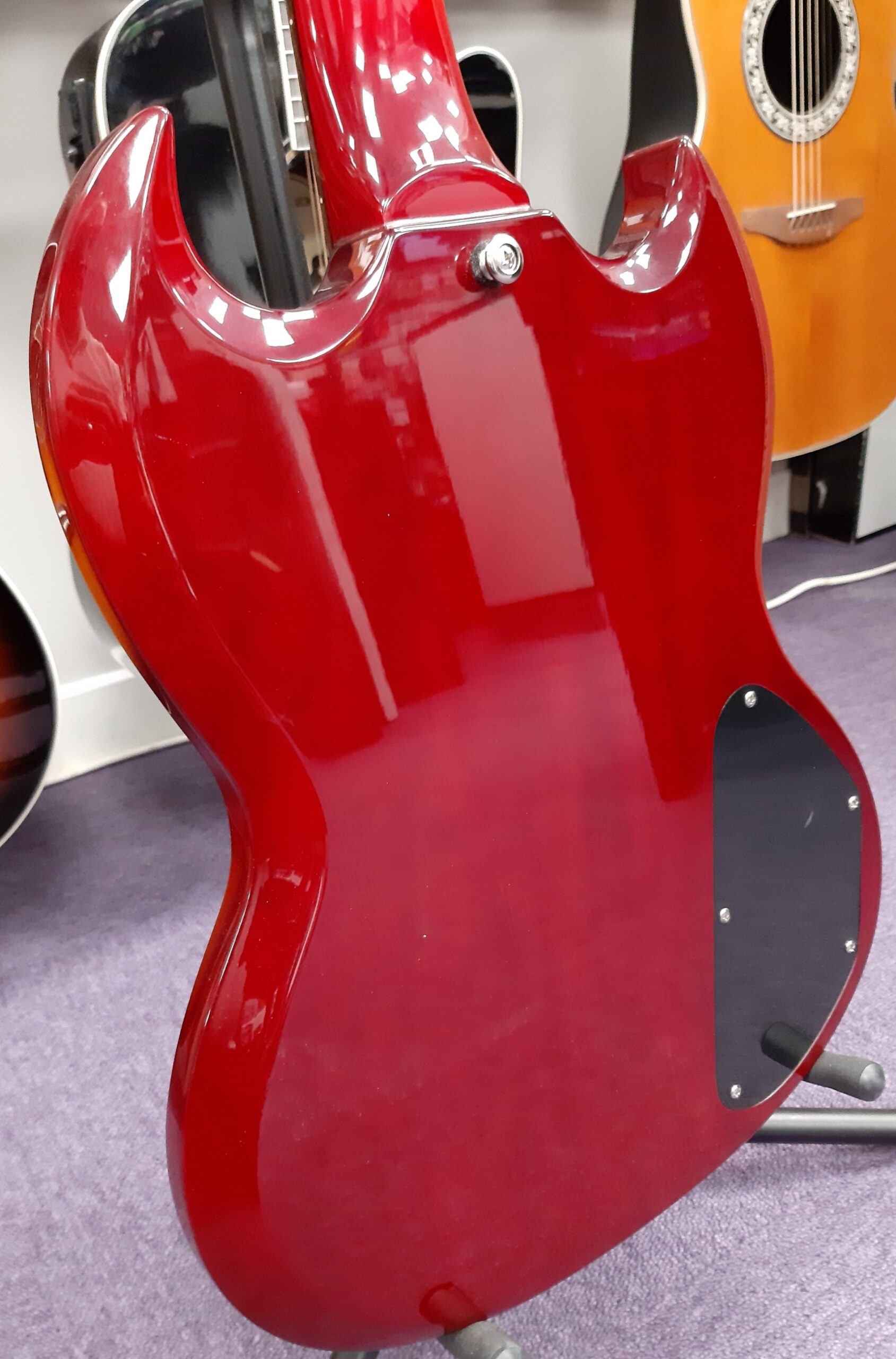 Epiphone SG Standard Electric Guitar, Left Handed, Cherry Red 7 Epiphone SG Standard Electric Guitar, Left Handed, Cherry Red - Image 5