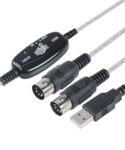 Alternative view of Proster 6ft (2m) USB to MIDI Interface Cable Adapter (Adapter USB to Midi In-Out Converter Music Keyboard, Piano to PC Laptop for Windows 2000, XP, Vista, Windows 7)