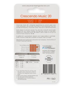 Crescendo Music 20 Earplugs 6 Crescendo Music 20 Earplugs - Image 2