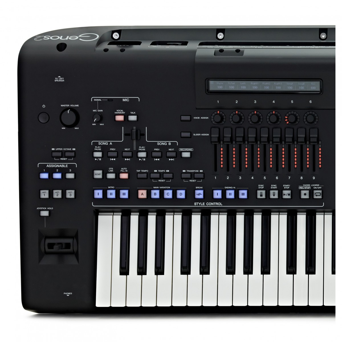 Yamaha Genos 2 76 Key Digital Arranger Workstation Keyboard inc GNS-MS01 Speaker System 7 Yamaha Genos 2 76 Key Digital Arranger Workstation Keyboard inc GNS-MS01 Speaker System - Image 5