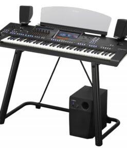 Yamaha Genos 2 76 Key Digital Arranger Workstation Keyboard inc GNS-MS01 Speaker System & L-7B Stand