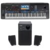 Yamaha Genos 2 76 Key Digital Arranger Workstation Keyboard inc GNS-MS01 Speaker System