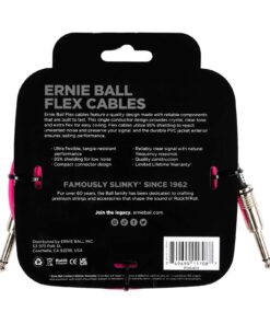 Alternative view of Ernie Ball Flex Instrument/Guitar Cable 10ft/3m Pink
