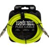 Ernie Ball Flex Instrument/Guitar Cable 10ft/3m Green