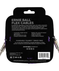 Alternative view of Ernie Ball Flex Instrument/Guitar Cable 10ft/3m Purple