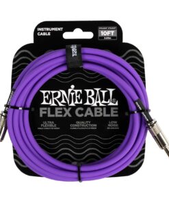 Ernie Ball Flex Instrument/Guitar Cable 10ft/3m Purple