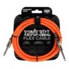 Ernie Ball Flex Instrument/Guitar Cable 10ft/3m Orange 1 Image for Ernie Ball Flex Instrument/Guitar Cable 10ft/3m Orange