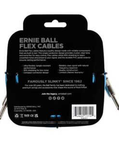 Alternative view of Ernie Ball Flex Instrument/Guitar Cable 20ft/6m Blue