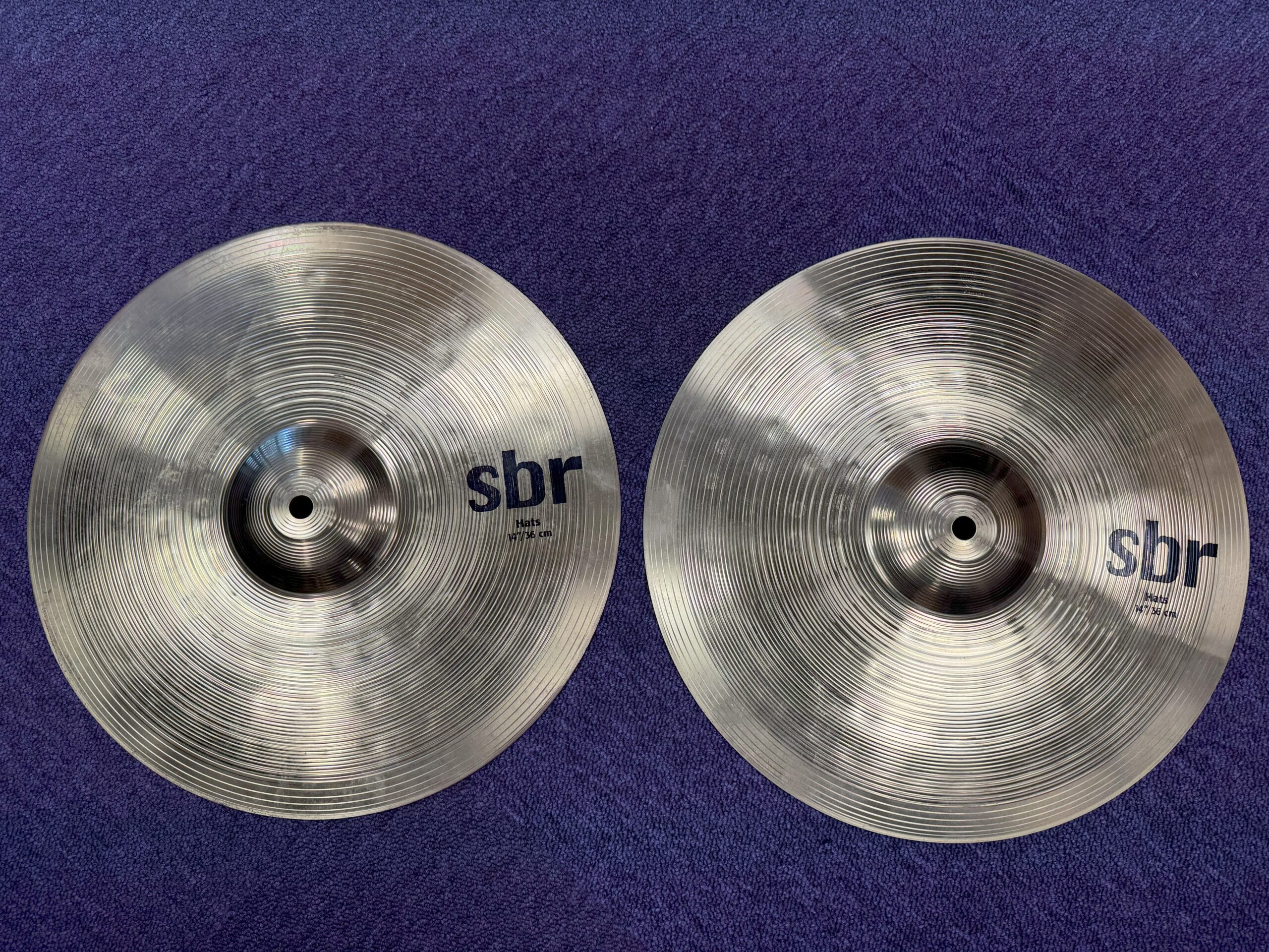 Sabian SBR 14"/36cm Hi Hat Cymbals 3 Sabian SBR 14"/36cm Hi Hat Cymbals