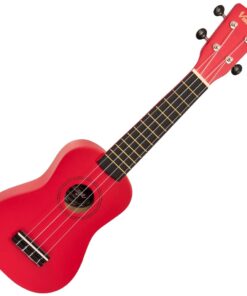 Vintage VUK15RD Soprano Ukulele Satin Red