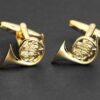 French Horn Cufflinks 1 Image for French Horn Cufflinks