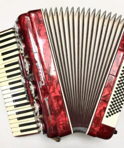 Parrot Polifonico 120 Bass 41 Treble Accordion Pearl Red inc Case - Image 5