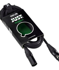 QuikLok 'JUST' High Performance XLR-XLR Balanced Microphone Cable 5m/16.4ft Black