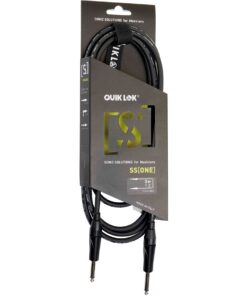QuikLok SS/True Connection Instrument/Guitar Cable 5m Black