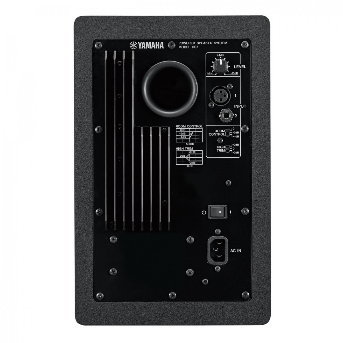 Yamaha HS7 Active Studio Monitors (Pair) Black 6 Yamaha HS7 Active Studio Monitors (Pair) Black - Image 4