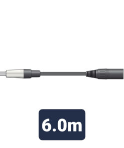 Citronic 6.3mm (1/4") Stereo (TRS) Jack Plug to XLR Male Plug 20ft/6m Black 8 Citronic 6.3mm (1/4") Stereo (TRS) Jack Plug to XLR Male Plug 20ft/6m Black - Image 3