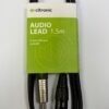 Citronic 6.3mm (1/4") Stereo (TRS) Jack Plug to XLR Male Plug 1.5m 1 Image for Citronic 6.3mm (1/4") Stereo (TRS) Jack Plug to XLR Male Plug 1.5m
