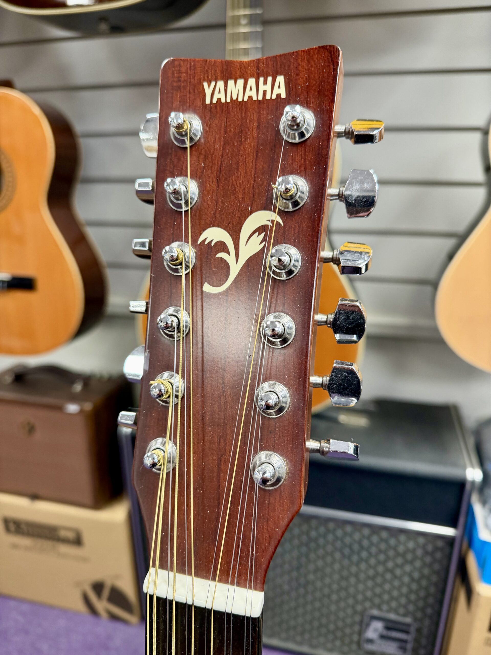 Yamaha FG-411-12 12 String Acoustic Guitar with Seymour Duncan 'Woody' Soundhole Pickup 9 Yamaha FG-411-12 12 String Acoustic Guitar with Seymour Duncan 'Woody' Soundhole Pickup - Image 7