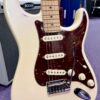 Fender American Deluxe Stratocaster Electric Guitar Olympic Pearl inc Hard Case (2011) 2 Image for Fender American Deluxe Stratocaster Electric Guitar Olympic Pearl inc Hard Case (2011)
