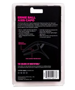 Ernie Ball Axis Capo Black 7 Ernie Ball Axis Capo Black - Image 3