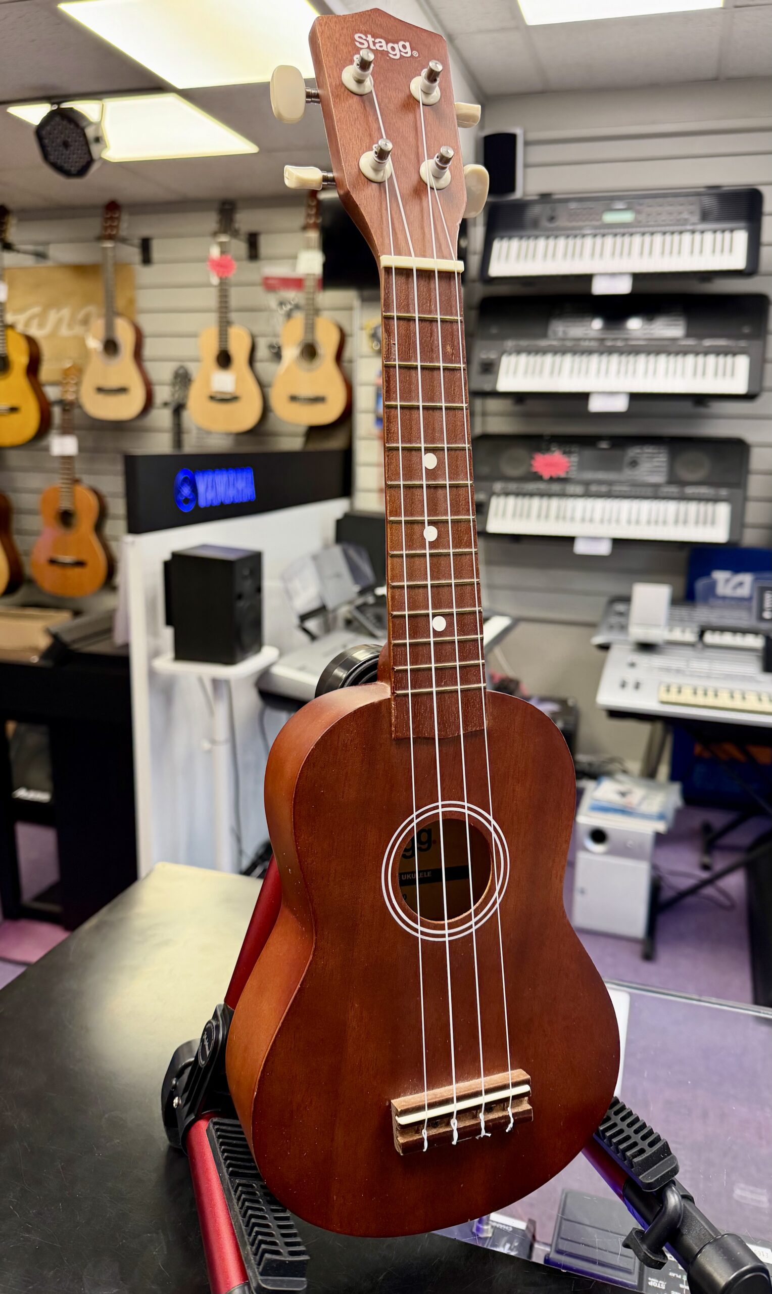 Stagg Soprano Ukulele Natural With Carry Bag 4 Stagg Soprano Ukulele Natural With Carry Bag - Image 2