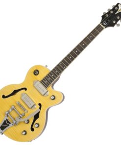 Epiphone Wildkat Semi Hollow Electric Guitar With Bigsby Antique Natural