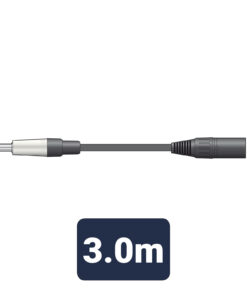 Citronic XLR Male - TRS 6.3mm (1/4") Jack Audio Cable 3m/10ft Black 7 Citronic XLR Male - TRS 6.3mm (1/4") Jack Audio Cable 3m/10ft Black - Image 3