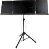 Image for Quiklok MS320 Conductor Music Stand Foldable 3-Page Holder