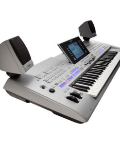 Yamaha Tyros 4 61 Key Digital Arranger Workstation Keyboard Inc TRS-MS04 Speaker System