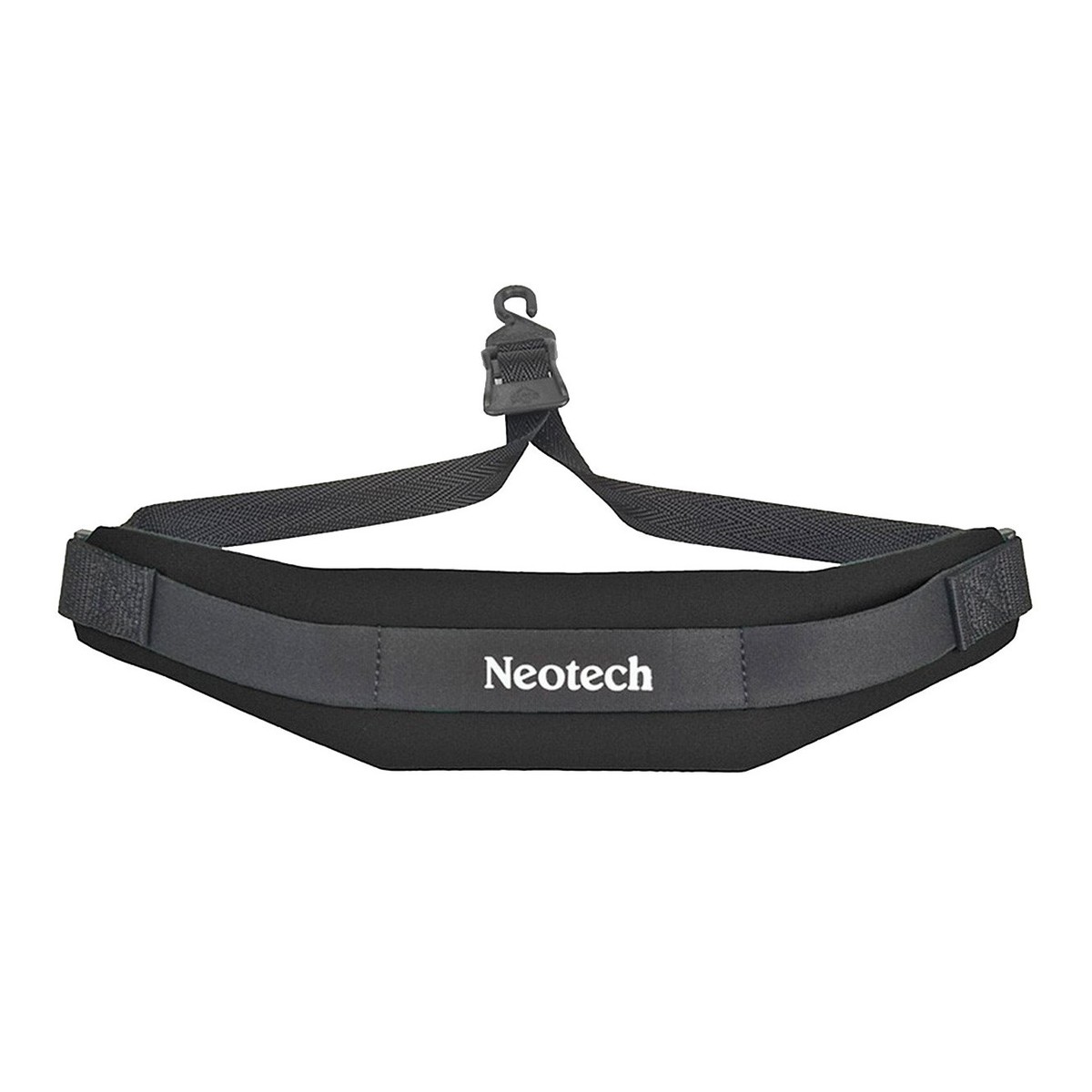 Neotech Soft Sax Strap, Regular Open Hook Black 2 Neotech Soft Sax Strap, Regular Open Hook Black